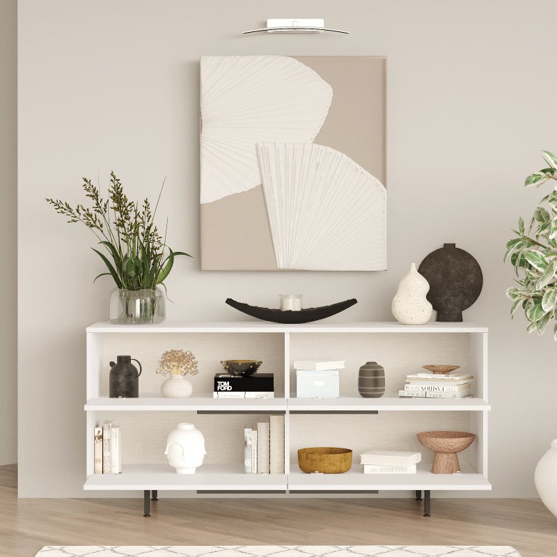 Home Canvas كونسول سنوفايل من هوم كانفاس، أبيض - Image 4
